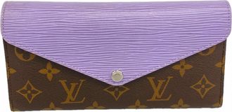 Louis Vuitton Lilac Long Wallet (Tri-Fold) (Pre-Owned)