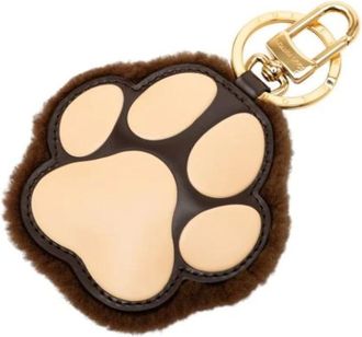 Louis Vuitton Pre-owned Accessories, female, Brown, Size: ONE SIZE Pre-owned Leather Key Holder