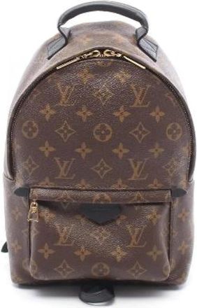 Louis Vuitton Pre-owned Palm Springs PM Monogram Rugzak - Dames - Vintage Rugzakken - Bruin - ONE Size - Leer - Vintage