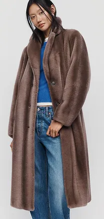 Bernardo Faux Fur Coat Jacket