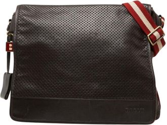 Bally Brown Leather Shoulder Bag (Pre-Owned)