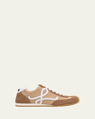 Loewe Ballet Runner 2.0 Sneakers in Suede and Mesh