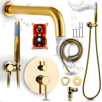 OEM Conjunto De Ba&ntilde;era Empotrada Heckermann H400 Gold
