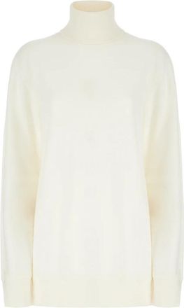 The Row Lizzy Turtleneck - Dames - Cashmere truien - Beige - L - Kasjmier - Truien & Vesten