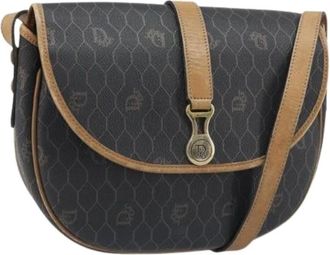 Dior Pre-owned Cross Body Bags, female, Black, Size: ONE SIZE Pre-owned Vintage Plastic Shoulder Bag