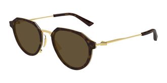 Bottega Veneta BV1331S Asian Fit 002 Mens Sunglasses Size 50