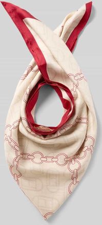 Tommy Hilfiger Seidentuch mit Allover-Muster in Rot, Größe 1