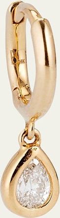 Pamela Love 14K Yellow Gold Raindrop Huggie Earring, Single