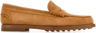 Tod's Brown Slip On Loafers