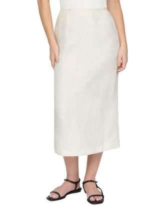 Lafayette 148 New York Linen Pencil Skirt