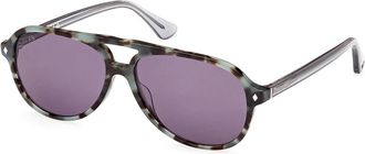 Web Eyewear Web WE0368 56A Mens Sunglasses Tortoiseshell Size 59