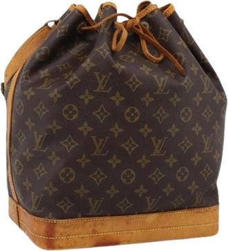 Louis Vuitton Pre-owned Bucket Bag - Dames - Vintage Tas - Bruin - ONE Size - Leer - Vintage