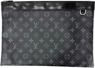 Louis Vuitton Pre-owned Canvas Clutch - Dames - Vintage Clutch - Zwart - ONE Size - Vintage