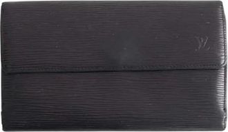 Louis Vuitton Pre-owned Sarah Wallet - Dames - Vintage Accessoires - Zwart - ONE Size - Leer - Vintage