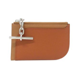 Herm&egrave;s Bicolor Brown Coin Purse/Coin Case (Pre-Owned)
