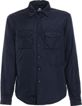 Aspesi 13Piu Shirt - Heren - Casual Overhemden - Blauw - 2XL - Nylon - Overhemden
