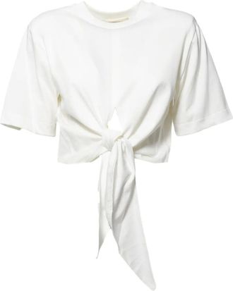 Nineminutes T-shirt con nodo - Bianco