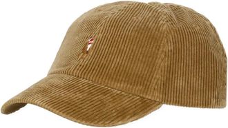 Ralph Lauren Accessoires, Heren, Bruin, ONE Size, Katoen, Corduroy Cap