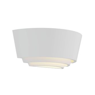 Lindby L&aacute;mpara De Pared azriel En Blanco Cer&aacute;mica, Arcilla, Yeso - Lindby