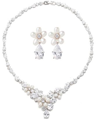 Eyecandy LA Eye Candy La Cz Crystal Necklace Set