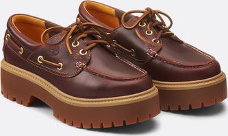 Timberland Leren derbys met sleehak Stone Street