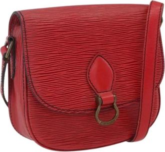 Louis Vuitton Pre-owned Vintage Cross Body Bag - Dames - Vintage Schoudertas - Rood - ONE Size - Leer - Vintage