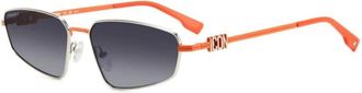 Dsquared2 Vintage Glamour Zonnebril - Heren - Zonnebrillen - Grijs - 60 MM - Accessoires