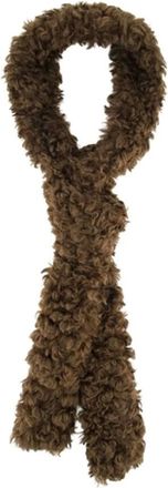 Simone Rocha Sciarpa sottile in ecopelliccia - - Accessories - Donna - Marrone - ONE SIZE