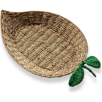 Tag Lemon Seagrass Tray Natural Seagrass Summer in Brown at Nordstrom