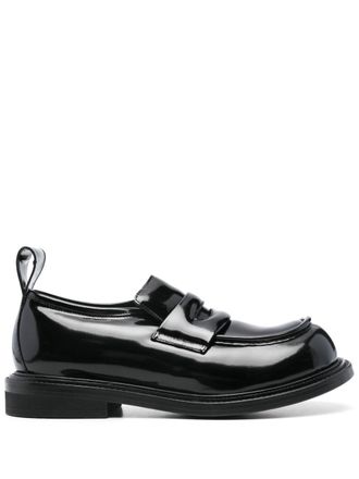 Moschino patent leather loafers - men - Rubber/Calf Leather/Calf Leather/Calf Leather - 40 - Black