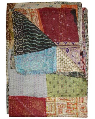 Taj Natural Group Kantha Silk Throw
