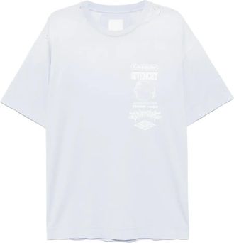 Givenchy T-shirt con logo - Blu