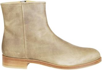 Common Projects Zipper Boot In Waxed Suede