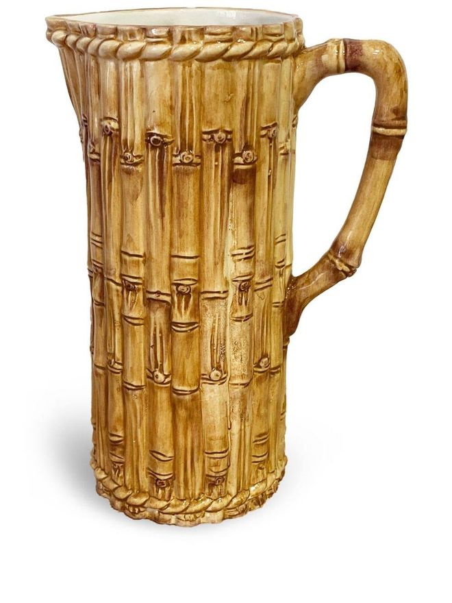 Bamboo ceramic jug (30cm) - unisex - ceramic - One Size - Brown