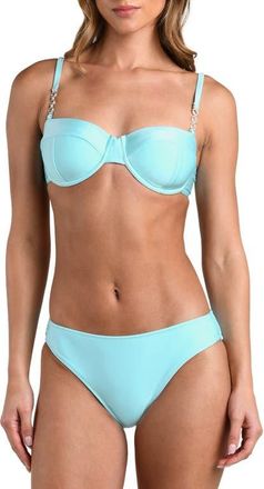 L'agence Alexandria Underwire Bikini Top in Ice Blue at Nordstrom, Size X-Small