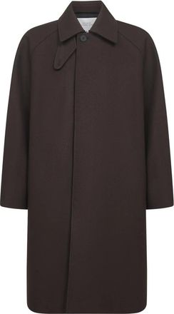 STUDIO NICHOLSON Cabo Coat - Heren - Mantel - Bruin - L - Katoen - Jassen