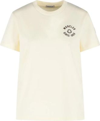 Moncler Natural Crew Neck T-Shirt