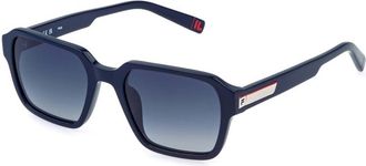Fila SFIA12V D82P Mens Sunglasses Blue Size 53