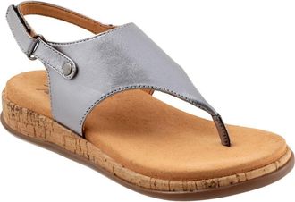 Trotters Garret Sandal in Pewter at Nordstrom, Size 10.5