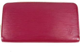 Louis Vuitton Fuchsia Pink Purple Epi Leather Long Wallet (Bi-Fold) (Pre-Owned)
