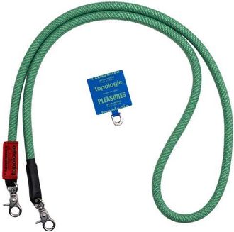 Pleasures x Topologie Phone Strap in Blue /Green at Nordstrom