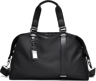 Generic Compatible For Mens Casual Fitn Lightweight Waterproof Trip Handbag Ox Cloth(Black)