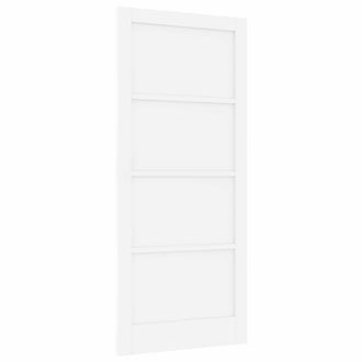 vidaXL Puerta Interior 93 X 211 Cm Madera Contrachapada Blanco Vidaxl