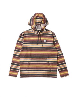 Hurley Modern Surf Poncho Long Sleeve Top In Black
