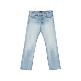 Tom Ford Faded Straight-leg Jeans