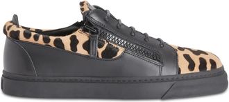 Giuseppe Zanotti Sneakers Frankie con doppia zip - Nero