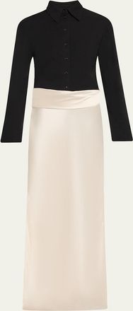 Nanushka Scylla Combo Shirtdress
