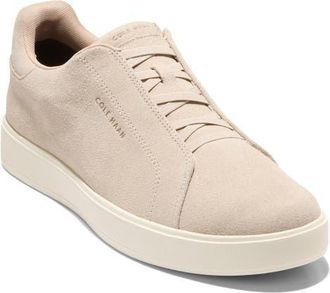 Cole Haan GrandPro Luxe Slip-On Sneaker in Oxford Tan Suede /Ivory at Nordstrom, Size 9.5