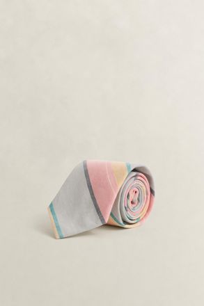 GANT Men Striped Tie (ONE SIZE) APRICOT PINK