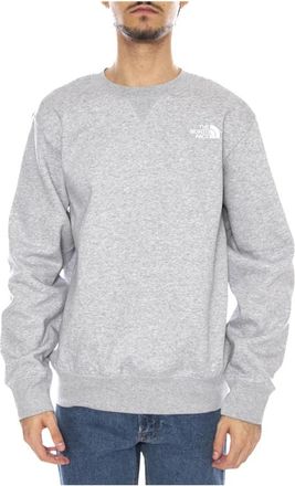 The North Face Essential Relaxed Crewneck Sweatshirt - Heren - Outdoor shirts - Grijs - XL - Katoen - Fitness